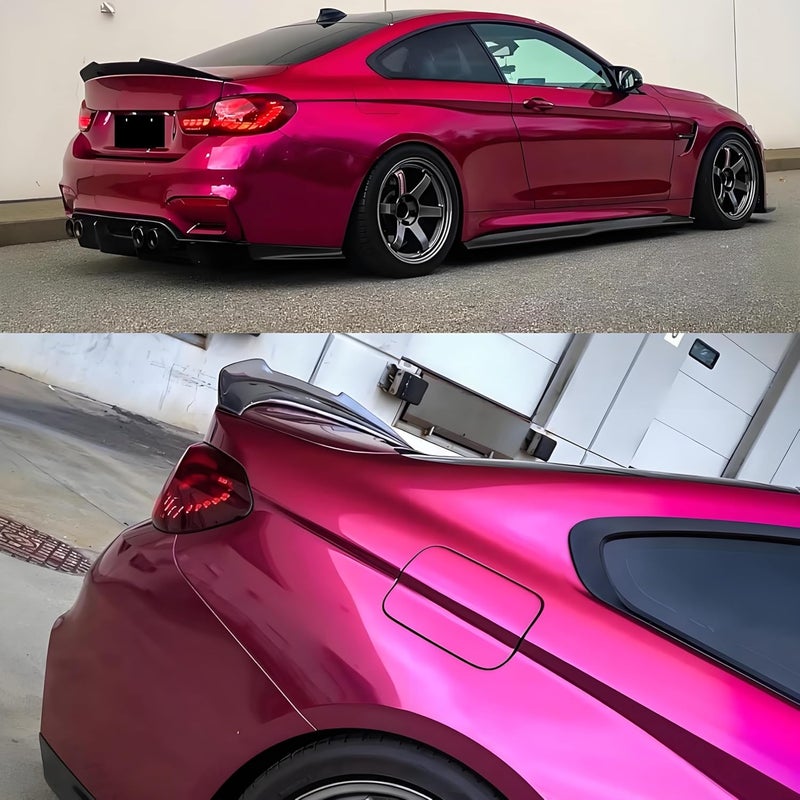 NeespoC Rear Trunk Spoiler Wing Compatible with BMW F32 4 Series 428i/ 430i/ 435i/ 440i/ M4 2-Door Coupe 2014-2020, Gloss Black PSM Style Duckbill Decklid Lip Exterior Accessories - Image 5